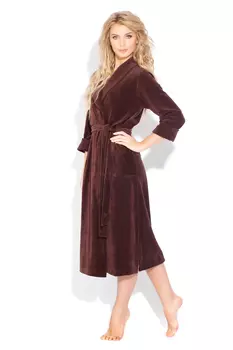 Домашний халат Amlodi Цвет: Шоколадный (54-56)