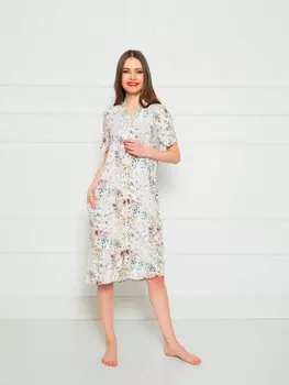 Домашний халат Arina Цвет: Белый (48-50)