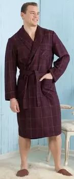 Домашний халат Ashton Цвет: Бордовый (56)