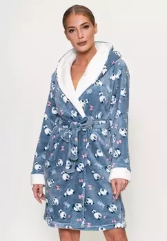 Домашний халат Aura Цвет: Голубой (50-52)