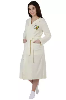 Домашний халат Авокадо Цвет: Кремовый (48)