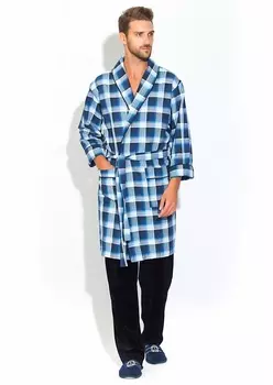 Домашний халат Darrel Цвет: Черный, Синий (46-48)