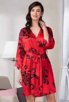 Домашний халат Ice Цвет: Красный (50-52)