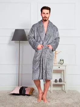 Домашний халат Iiaria Цвет: Графитовый (50-52)