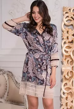 Домашний халат Linda Цвет: Антрацит (54-56)