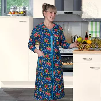 Домашний халат Perla Цвет: Синий (46)