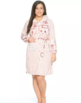 Домашний халат Raven Цвет: Светло-Коричневый (xL)