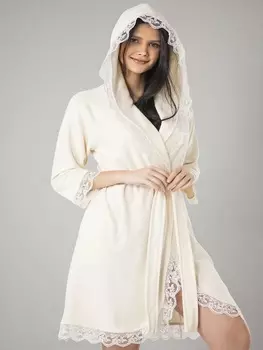 Домашний халат Sharron Цвет: Белый (S)