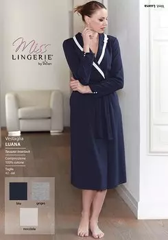 Домашний халат Ushi Цвет: Синий (56)