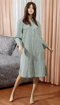 Домашний халат Vera Цвет: Зеленый (S-M)