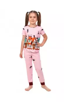 Домашний костюм Теремок цвет: розовый (134 см)