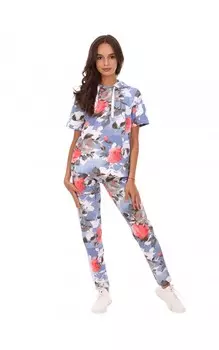 Домашний костюм Тиена цвет: голубой (52)