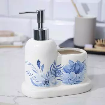 Дозатор для мыла Цветы (300 мл)