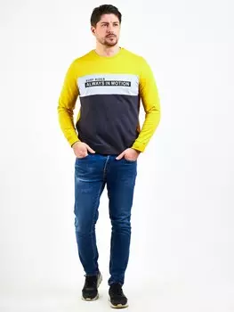 Джемпер Lanny Цвет: Горчичный, Серый (58)