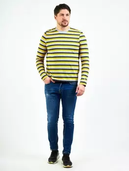 Джемпер Lydia Цвет: Горчичный, Серый (50)