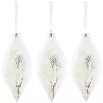 Елочное украшение Ледяная слеза (Набор)