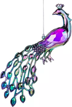 Елочное украшение Павлин (20х7 см)