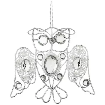 Елочное украшение Сова (11х11 см)