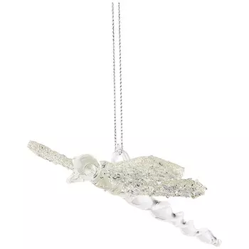 Елочное украшение Стрекоза (10х10х2 см)