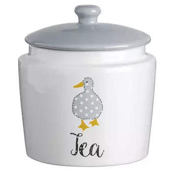 Емкость для хранения чая Madison цвет: белый (625 мл)