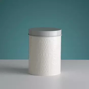 Емкость для хранения кофе In The Forest цвет: белый, серый (11х15х11 см)