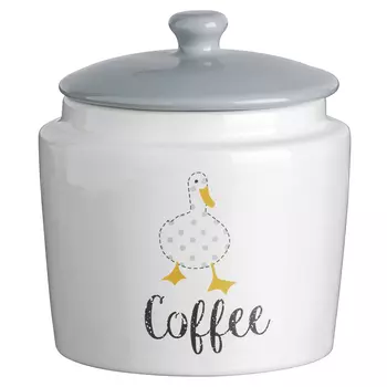 Емкость для хранения кофе Madison цвет: белый (625 мл)