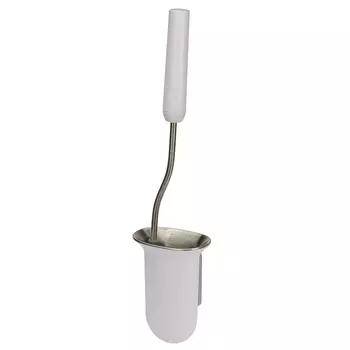 Ершик для унитаза подвесной Flex Steel цвет: белый (10х42х8 см)