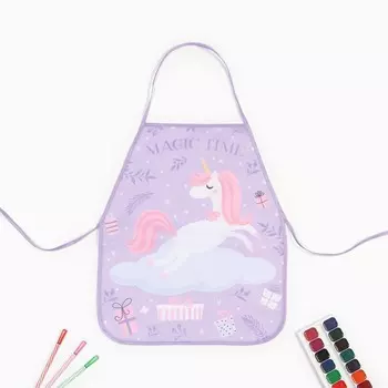 Фартук для творчества Magic time цвет: фиолетовый (39х49 см)