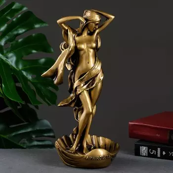 Фигурка Афродита цвет: золотой (13х13х31 см)