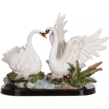 Фигурка Белые Лебеди Влюбленная Пара (36х26 см)