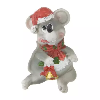 Фигурка декоративная Санта-Крыс в ассортименте