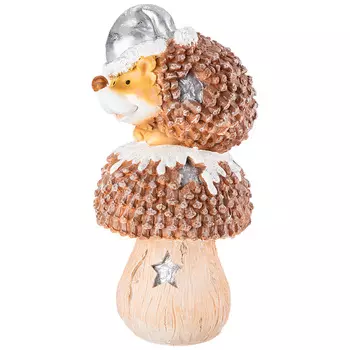 Фигурка Ежик на грибе (20х19х43 см)