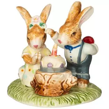 Фигурка Кролики (11х10х11 см)