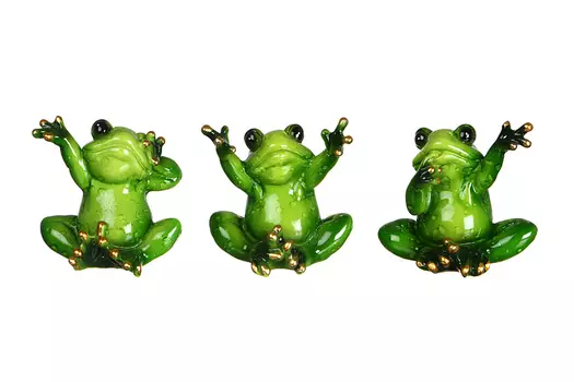 Фигурка Лягушка (6х6х7 см - 3 шт)