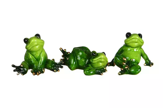 Фигурка Лягушка (6х7х9 см - 3 шт)