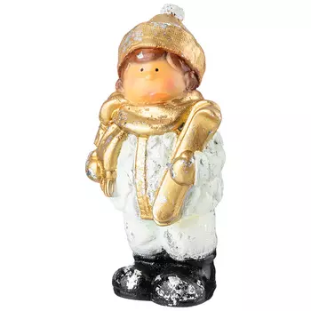 Фигурка Мальчик в шарфе (22х10 см)