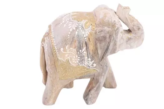 Фигурка Слон цвет: бежевый (10х20х21 см)