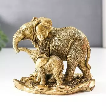 Фигурка Слон со слонёнком (12х8х10 см)