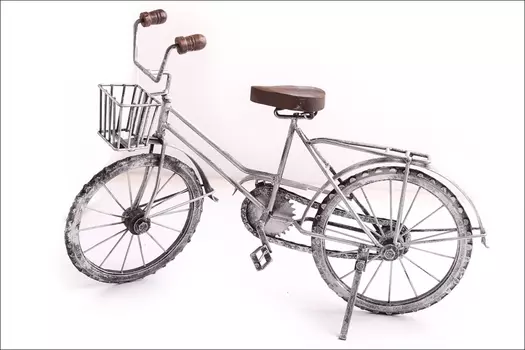 Фигурка Велосипед Цвет: Серый (10х32х48 см)