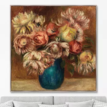 Flowers in a Green Vase, 1912г. (105х105 см)