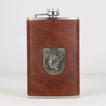 Фляга Рыбалка (16х10х3 см)