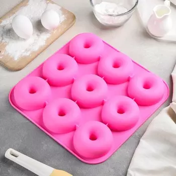 Форма Пончик в ассортименте (37х32х3 см)