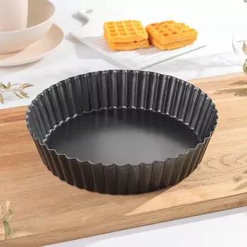 Форма Жаклин. Рифленый круг (24х24х5 см)