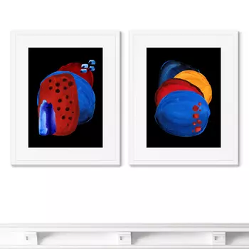 Forms and colors, composition No13 (42х52 см - 2 шт)
