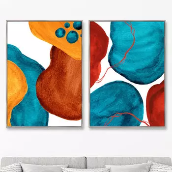 Forms and colors, composition No37 (75х105 см - 2 шт)