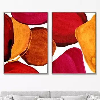 Forms and colors, composition No39 (75х105 см - 2 шт)