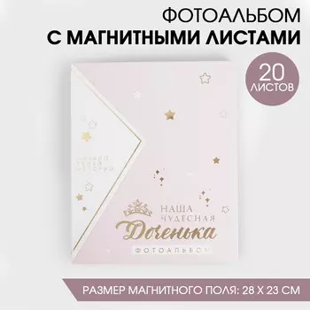 Фотоальбом Наша чудесная доченька (28х23х3 см)