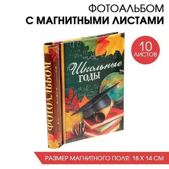 Фотоальбом Школьные годы (20х16х3 см)