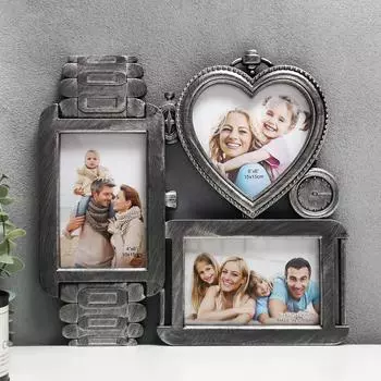 Фоторамка Часы и сердце (31 см)