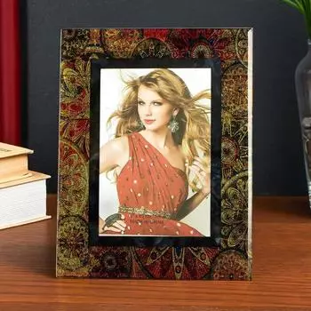 Фоторамка Цветочные узоры (22 см)